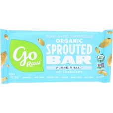 GO RAW: Pumpkin Seed Organic Sprouted Bars, 1.8 oz