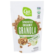 GO RAW: Sprouted Organic Granola Apple Cinnamon, 8 oz