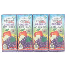 LAKEWOOD: Littles Organic Apple Grape Juice Boxes 8Ct, 54 fo LAKEWOOD: Littles Organic Apple Grape Juice Boxes 8Ct, 54 fo