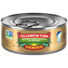GENOVA: Tuna Yellowfin Extra Virgin Olive Oil Sea Salt, 5 oz