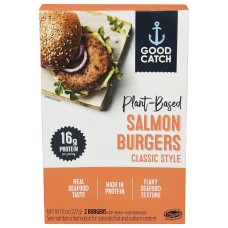 GOOD CATCH: Plant Based Salmon Burger, 8 oz