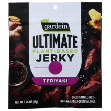 GARDEIN: Ultimate Plant Based Jerky Teriyaki, 2.25 oz