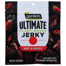 GARDEIN: Ultimate Plant Based Jerky Hot Spicy, 2.25 oz
