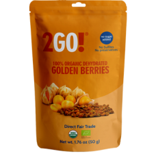 2GO: Organic Dried Golden Berries, 1.76 oz