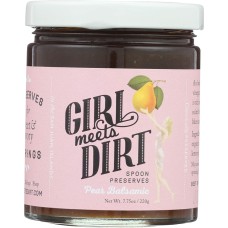 GIRL MEETS DIRT: Pear Balsamic Spoon Preserves, 7.75 oz