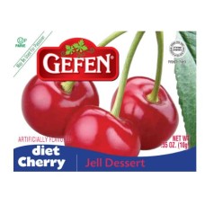 GEFEN: Diet Cherry Jello, 0.35 oz