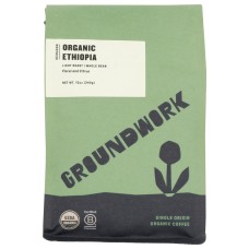 GROUNDWORK COFFEE: Ethiopia Heirloom Blend Organic Coffee, 12 oz
