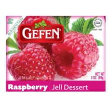 GEFEN: Raspberry Jello, 3 oz