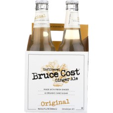BRUCE COST GINGER ALE: Ginger Ale Original 4Pk, 48 fo