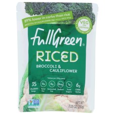 FULLGREEN: Riced Broccoli and Cauliflower, 7.05 oz