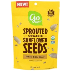 GO RAW: Sprouted Sunflower Seeds, 4 oz