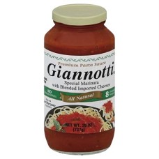 GIANNOTTI: Marinara Sauce With Imported Cheese, 26 oz