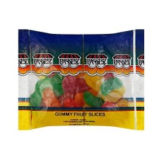 PASKESZ: Gummy Fruit Slices Candy, 8 oz