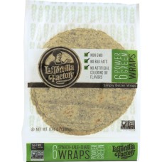LA TORTILLA FACTORY: NON GMO Wraps Power Greens, 8.46 oz