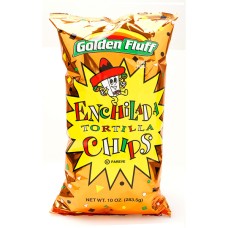 GOLDEN FLUFF: Large Enchilada Chip, 10 oz