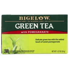 BIGELOW: Green Tea with Pomegranate 20Bg, 1.37 oz