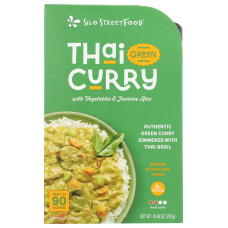 SILO STREETFOOD: Thai Green Curry with Vegetables and Jasmine Rice, 10.48 oz