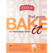 GEULA: Cut Parchment Paper, 30 ea