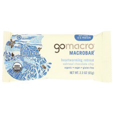 GOMACRO: Oatmeal Chocolate Chip Bar, 2.3 oz