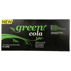 GREEN COLA: Green Cola Soda 8pk, 96 fo