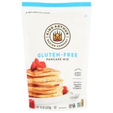KING ARTHUR: Gluten Free Pancake Mix, 15 oz KING ARTHUR: Gluten Free Pancake Mix, 15 oz