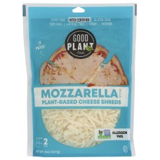 GOOD PLANET FOODS: Mozzarella Cheese Shreds, 8 oz