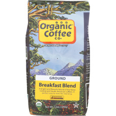ORGANIC COFFEE CO: Organic Breakfast Blend Ground, 12 oz