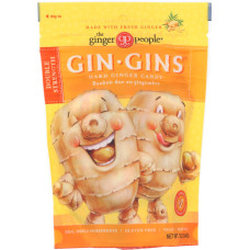 GINGER PEOPLE: Gin Gins Double Strength Hard Ginger Candy, 3 oz