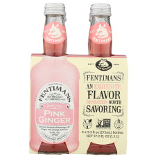 FENTIMANS: Pink Ginger 4Pk, 37.2 fo FENTIMANS: Pink Ginger 4Pk, 37.2 fo