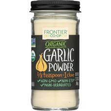 FRONTIER HERB: Garlic Powder Organic, 2.33 oz