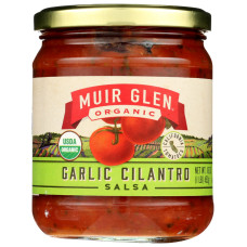 MUIR GLEN: Garlic Cilantro Salsa, 16 oz MUIR GLEN: Garlic Cilantro Salsa, 16 oz
