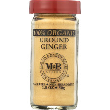 MORTON & BASSETT: Ginger Organic Ground, 1.8 oz
