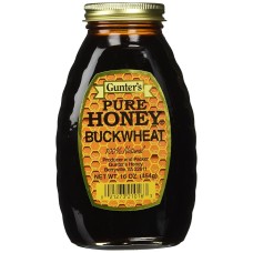 GUNTERS: Pure Buckwheat Honey, 16 oz