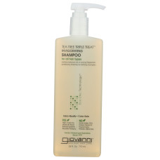 GIOVANNI COSMETICS: Tea Tree Triple Treat Invigorating Shampoo, 24 oz GIOVANNI COSMETICS: Tea Tree Triple Treat Invigorating Shampoo, 24 oz