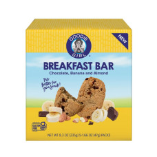 GOODIE GIRL: Chocolate Banana Almond Breakfast Bar 5 Count, 8.3 oz