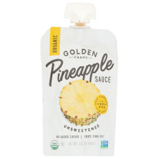 GOLDEN FARMS: Organic Pineapple Sauce Pouch, 3.17 oz GOLDEN FARMS: Organic Pineapple Sauce Pouch, 3.17 oz