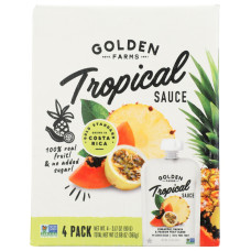 GOLDEN FARMS: Tropical Sauce Pouch 4 Count, 12.68 oz GOLDEN FARMS: Tropical Sauce Pouch 4 Count, 12.68 oz