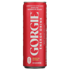 GORGIE: Sparkling Watermelon Splash Energy Drink, 12 fo