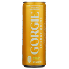 GORGIE: Sparkling Mango Burst Energy Drink, 12 fo
