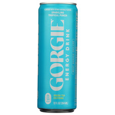 GORGIE: Sparkling Tropical Punch Energy Drink, 12 fo