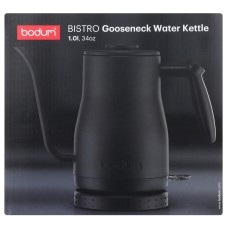 BODUM: Bistro Electric Gooseneck Kettle, 1 ea