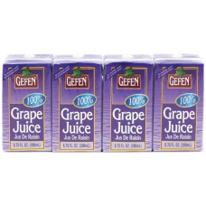 GEFEN: Grape Juice Box Brick 4 Pack, 27 oz