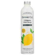 GROVE CO: Ultimate Dish Soap Refill Lemon Eucalyptus, 16 fo
