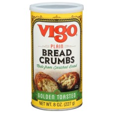 VIGO: Plain Golden Toasted Bread Crumbs, 8 oz