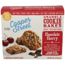 COOPER STREET: Chocolate Cherry Granola Cookie Bakes, 6 oz