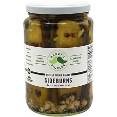 RANDYS PICKLES: Sideburns Grilled Pickles, 24 fo