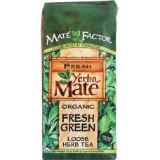 MATE FACTOR: Fresh Green Yerba Mate Organic Loose Tea, 12 oz