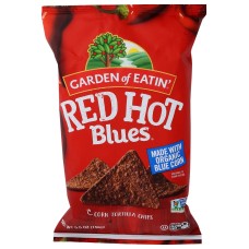 GARDEN OF EATIN: Red Hot Blues Tortilla Chips, 5.5 oz