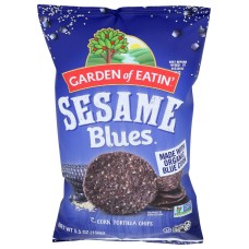 GARDEN OF EATIN: Sesame Blues Tortilla Chips, 5.5 oz