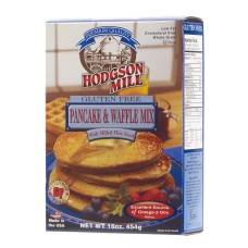 HODGSON MILL: Gluten Free Pancake & Waffle Mix with Flax Seed, 16 oz